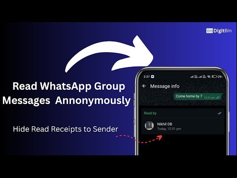 Read WhatsApp Group Messages Secretly (2025): Hide your name from &#039;Read by&#039; and &#039;Seen by&#039;