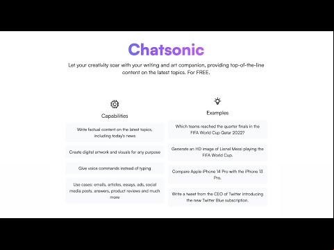 Introducing Chatsonic - ChatGPT with Super Powers