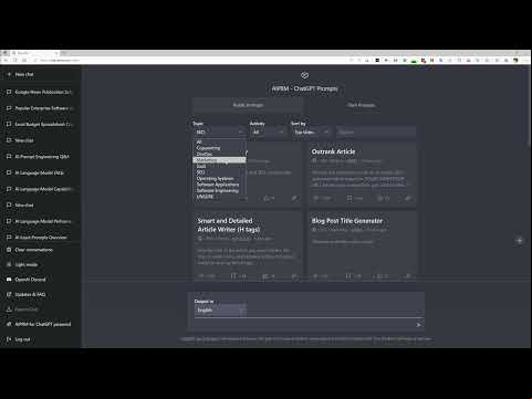 AIPRM for ChatGPT - Multi-Community Version - Overview Version 0.1.1.12